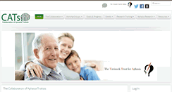 Desktop Screenshot of aphasiatrials.org